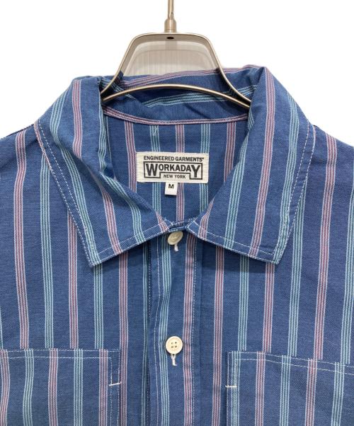 Engineered Garments WORKA DAY（エンジニアードガーメンツ ワーカーデイ）Engineered Garments WORKA DAY (エンジニアードガーメンツ ワーカーデイ) プルオーバーシャツ ブルー サイズ:Mの古着・服飾アイテム
