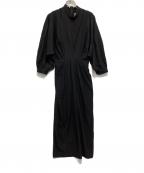 Ameriアメリ）の古着「MEDI OFF SHOULDER PUFF SLEEVE DRESS」｜ブラック