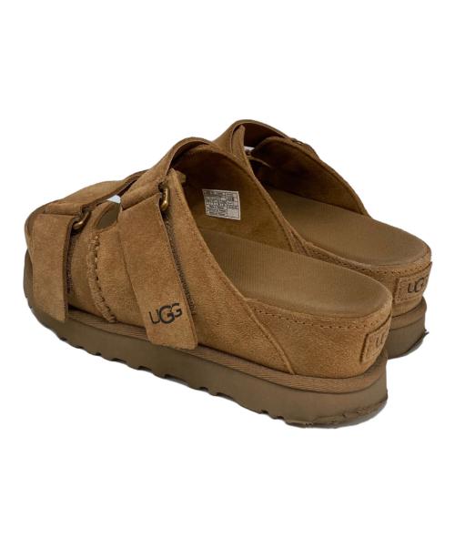 UGG（アグ）UGG (アグ) Goldenstar Hi Slide ブラウン サイズ:24の古着・服飾アイテム
