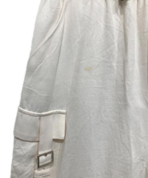 UNITED TOKYO（ユナイテッドトーキョー）UNITED TOKYO (ユナイテッドトーキョー) サテンワークパンツ ホワイト サイズ:2の古着・服飾アイテム
