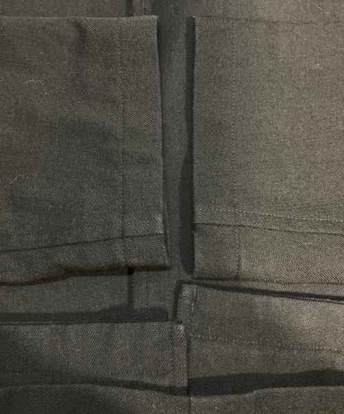 A.A.R（アール）A.A.R (アール) D’URBAN (ダーバン) YOHJI YAMAMOTO (ヨウジヤマモト) ウールステンカラーコート ブラック サイズ:Mの古着・服飾アイテム