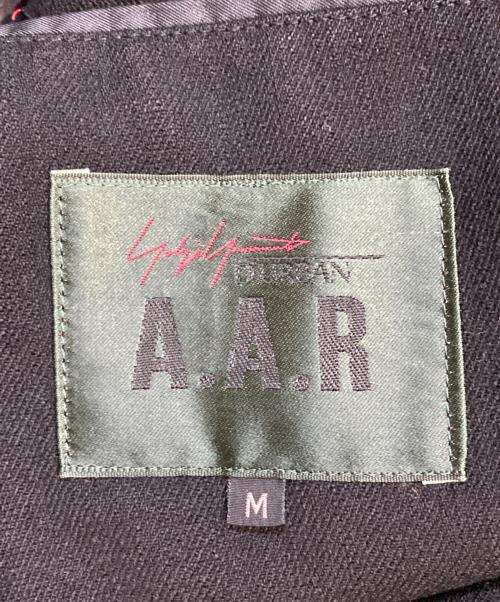 A.A.R（アール）A.A.R (アール) D’URBAN (ダーバン) YOHJI YAMAMOTO (ヨウジヤマモト) ウールステンカラーコート ブラック サイズ:Mの古着・服飾アイテム