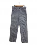 SAMURAI JEANSサムライジーンズ）の古着「ストライプデニムパンツ」｜ブルー