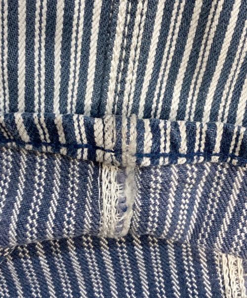 SAMURAI JEANS（サムライジーンズ）SAMURAI JEANS (サムライジーンズ) ストライプデニムパンツ ブルー サイズ:W33の古着・服飾アイテム