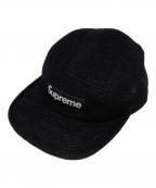 SUPREMEシュプリーム）の古着「Tweed camp cap」｜ブラック