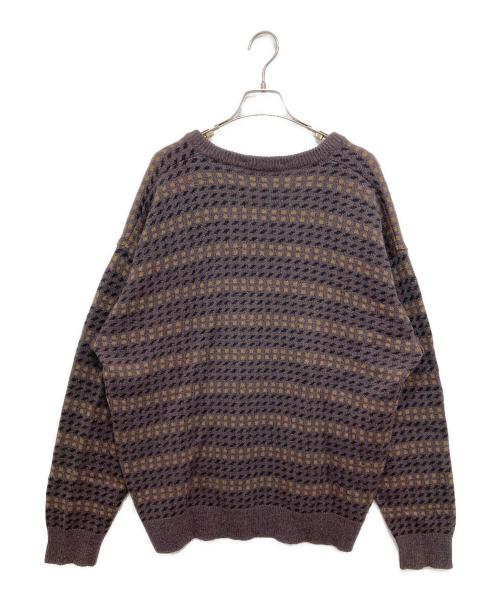 Burberry's（バーバリー）Burberry's (バーバリーズ) Vネックニット ブラウン サイズ:7の古着・服飾アイテム