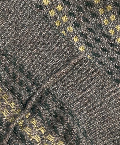 Burberry's（バーバリー）Burberry's (バーバリーズ) Vネックニット ブラウン サイズ:7の古着・服飾アイテム