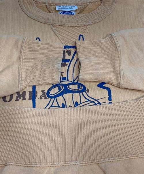 TOYS MCCOY（トイズマッコイ）TOYS MCCOY (トイズマッコイ) 前Vプリントスウェット イエロー サイズ:Lの古着・服飾アイテム