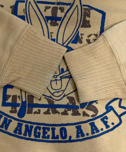 TOYS MCCOY（トイズマッコイ）TOYS MCCOY (トイズマッコイ) 前Vプリントスウェット イエロー サイズ:Lの古着・服飾アイテム