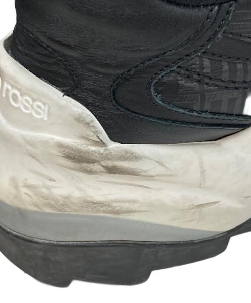 sergio rossi（セルジオロッシ）sergio rossi (セルジオロッシ) ロゴエンボスレザースニーカー ブラック サイズ:24の古着・服飾アイテム