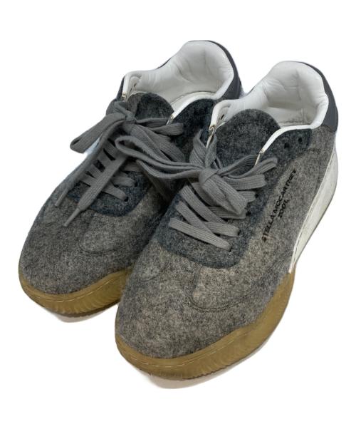 STELLA McCARTNEY（ステラマッカートニー）STELLA McCARTNEY (ステラマッカートニー) Loopスニーカー グレー サイズ:24の古着・服飾アイテム