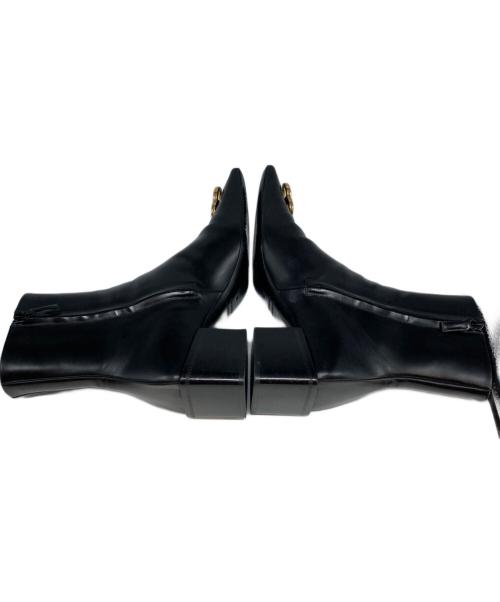 BALENCIAGA（バレンシアガ）BALENCIAGA (バレンシアガ) BBスクエアブーツ ブラック サイズ:24cm(38)の古着・服飾アイテム