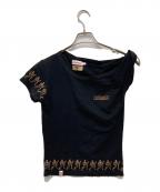 CHARLES JEFFREY LOVERBOYチャールズ ジェフリー ラバーボーイ）の古着「変形カットソー」｜ブラック