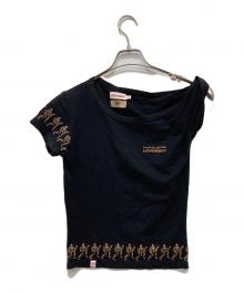 CHARLES JEFFREY LOVERBOY（チャールズ ジェフリー ラバーボーイ）の古着「変形カットソー」｜ブラック