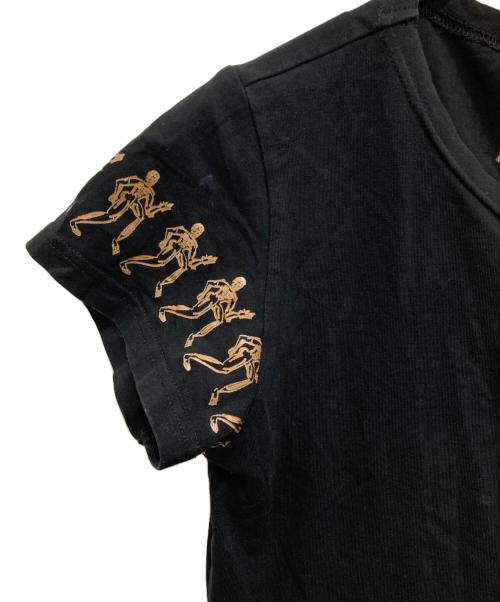 CHARLES JEFFREY LOVERBOY（チャールズ ジェフリー ラバーボーイ）CHARLES JEFFREY LOVERBOY (チャールズ ジェフリー ラバーボーイ) 変形カットソー ブラック サイズ:Mの古着・服飾アイテム