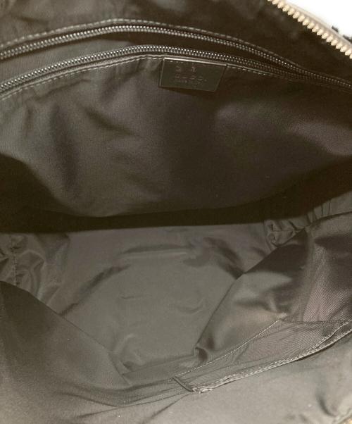 GUCCI（グッチ）GUCCI (グッチ) 2WAYキャンバストートバッグ ブラックの古着・服飾アイテム