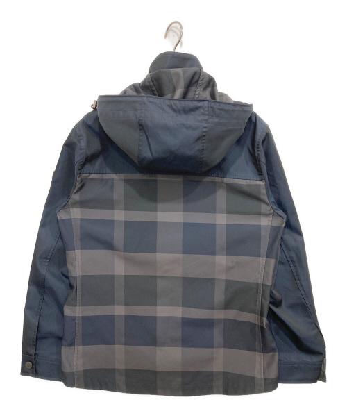 BLACK LABEL CRESTBRIDGE（ブラックレーベル クレストブリッジ）BLACK LABEL CRESTBRIDGE (ブラックレーベル クレストブリッジ) トーナルクレストブリッジチェックパデッドパーカー ブラック サイズ:Mの古着・服飾アイテム