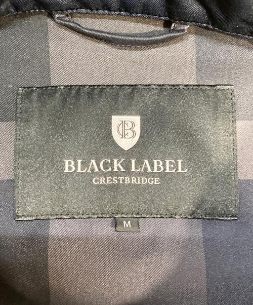 BLACK LABEL CRESTBRIDGE（ブラックレーベル クレストブリッジ）BLACK LABEL CRESTBRIDGE (ブラックレーベル クレストブリッジ) トーナルクレストブリッジチェックパデッドパーカー ブラック サイズ:Mの古着・服飾アイテム