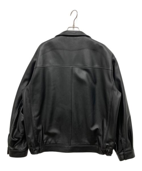 BEAUTY&YOUTH（ビューティーアンドユース）BEAUTY&YOUTH (ビューティーアンドユース) シープレザー MIL ブルゾン ブラック サイズ:XLの古着・服飾アイテム