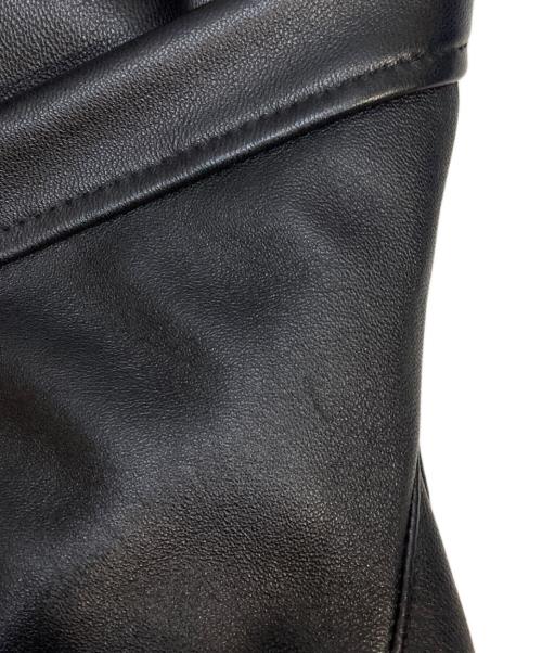 BEAUTY&YOUTH（ビューティーアンドユース）BEAUTY&YOUTH (ビューティーアンドユース) シープレザー MIL ブルゾン ブラック サイズ:XLの古着・服飾アイテム