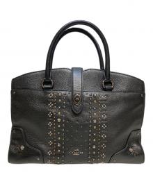 COACH（コーチ）の古着「マーサー サッチェル30 トート」｜ブラック