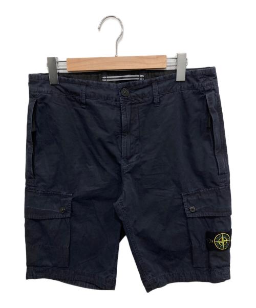 STONE ISLAND（ストーンアイランド）STONE ISLAND (ストーンアイランド) バミューダ カーゴハーフパンツ ネイビー サイズ:81cm (W32)の古着・服飾アイテム