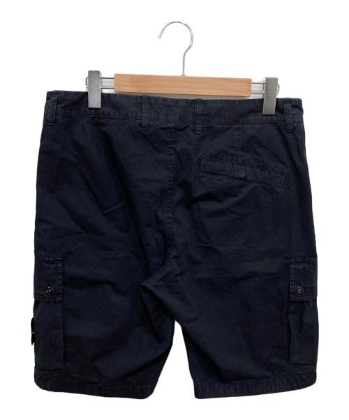STONE ISLAND（ストーンアイランド）STONE ISLAND (ストーンアイランド) バミューダ カーゴハーフパンツ ネイビー サイズ:81cm (W32)の古着・服飾アイテム