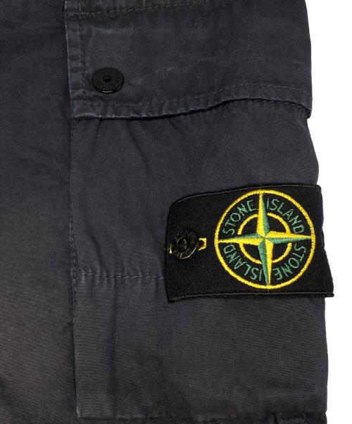 STONE ISLAND（ストーンアイランド）STONE ISLAND (ストーンアイランド) バミューダ カーゴハーフパンツ ネイビー サイズ:81cm (W32)の古着・服飾アイテム