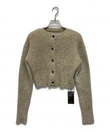 anuans（アニュアンス）の古着「ラメニットアンサンブル」｜ベージュ