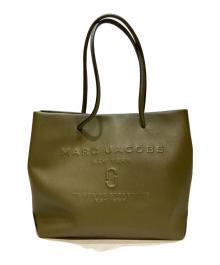 MARC JACOBS（マークジェイコブズ）の古着「LOGO SHOPPER EAST WEST TOTE BAG」｜オリーブ
