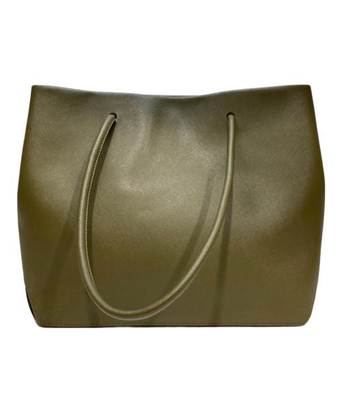 MARC JACOBS（マークジェイコブズ）MARC JACOBS (マークジェイコブズ) LOGO SHOPPER EAST WEST TOTE BAG オリーブの古着・服飾アイテム
