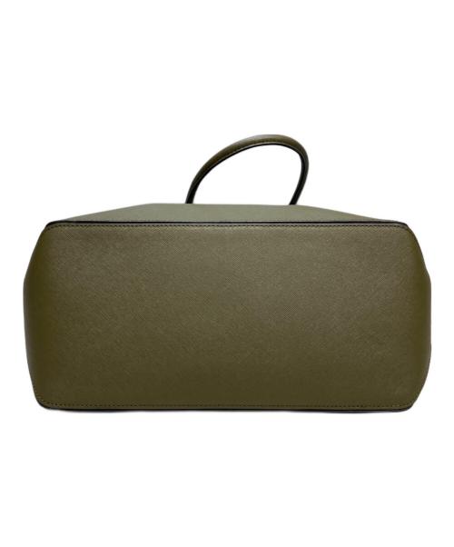 MARC JACOBS（マークジェイコブズ）MARC JACOBS (マークジェイコブズ) LOGO SHOPPER EAST WEST TOTE BAG オリーブの古着・服飾アイテム