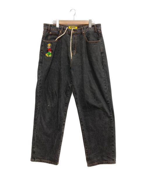 BUTTER GOODS（バターグッズ）Butter Goods (バターグッズ) デニムパンツ ブラック サイズ:86cm (W34)の古着・服飾アイテム