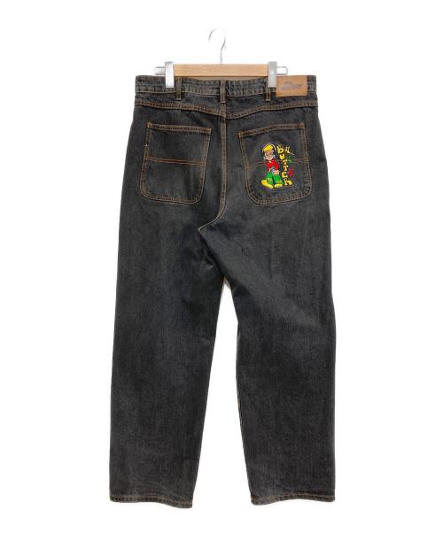 BUTTER GOODS（バターグッズ）Butter Goods (バターグッズ) デニムパンツ ブラック サイズ:86cm (W34)の古着・服飾アイテム