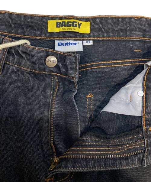 BUTTER GOODS（バターグッズ）Butter Goods (バターグッズ) デニムパンツ ブラック サイズ:86cm (W34)の古着・服飾アイテム