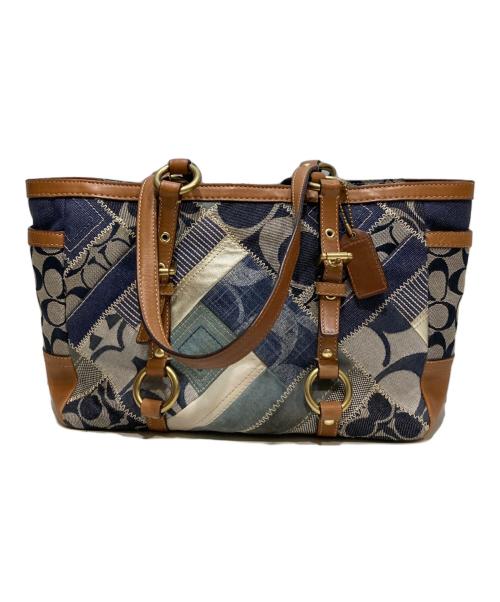 COACH（コーチ）COACH (コーチ) パッチワークトートバッグの古着・服飾アイテム
