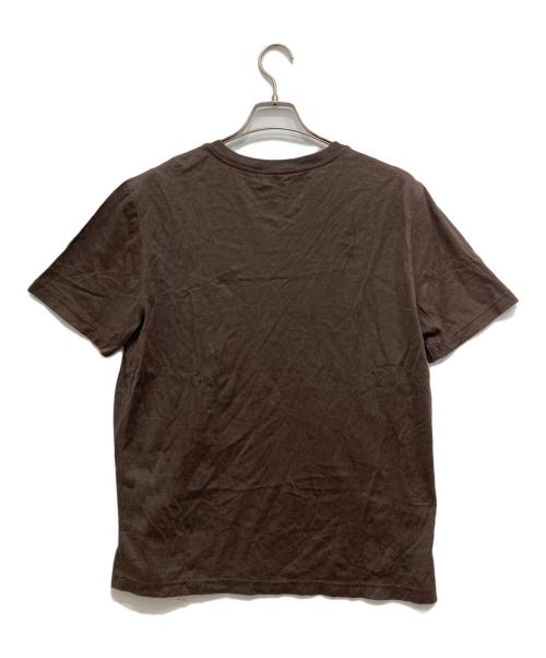 LOUIS VUITTON（ルイ ヴィトン）LOUIS VUITTON (ルイ ヴィトン) シルクコットンVネックTシャツ ブラウン サイズ:Lの古着・服飾アイテム