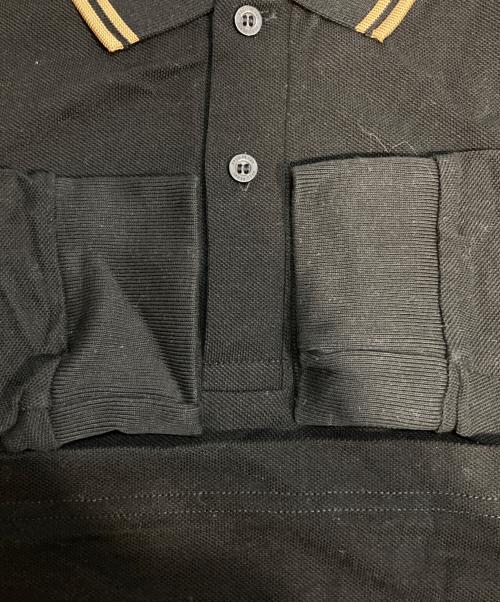 FRED PERRY（フレッドペリー）FRED PERRY (フレッドペリー) 長袖ポロシャツ ブラック サイズ:Lの古着・服飾アイテム