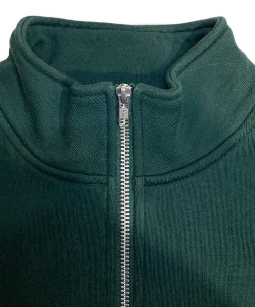 HUF（ハフ）HUF (ハフ) ハーフジップスウェット グリーン サイズ:Lの古着・服飾アイテム