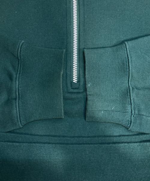 HUF（ハフ）HUF (ハフ) ハーフジップスウェット グリーン サイズ:Lの古着・服飾アイテム
