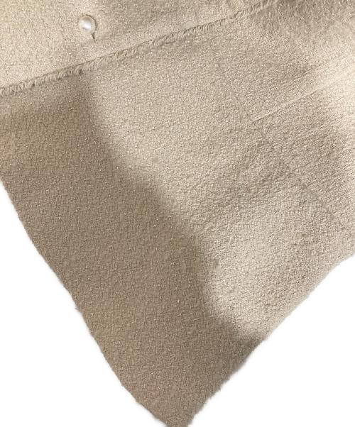 Sono（ソーノ）Sono (ソーノ) ツイードパールジレ ベージュ サイズ:1の古着・服飾アイテム