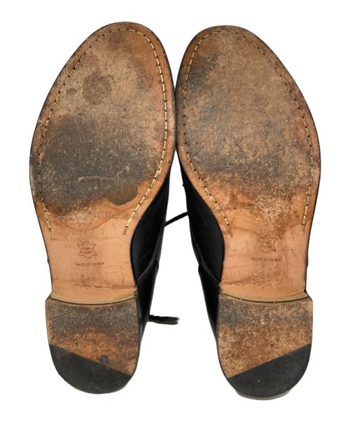 PADRONE（パドローネ）PADRONE (パドローネ) バックジップレースアップブーツ ブラック サイズ:25.5cmの古着・服飾アイテム