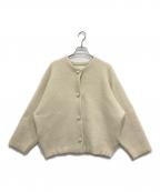 Rirandtureリランドチュール）の古着「パール釦コクーンニットジャケット」｜アイボリー