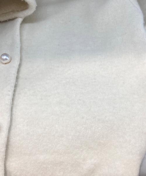 Rirandture（リランドチュール）Rirandture (リランドチュール) パール釦コクーンニットジャケット アイボリー サイズ:1の古着・服飾アイテム