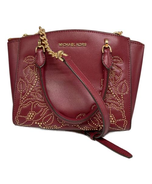 MICHAEL KORS（マイケルコース）MICHAEL KORS (マイケルコース) バッグ レッドの古着・服飾アイテム