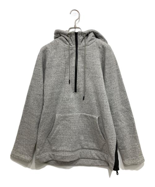 Junhashimoto（ジュンハシモト）junhashimoto (ジュンハシモト) PULL OVER HALF グレー サイズ:5の古着・服飾アイテム