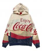KITH×Coca Colaキス×コカコーラ）の古着「パーカー」｜ベージュ