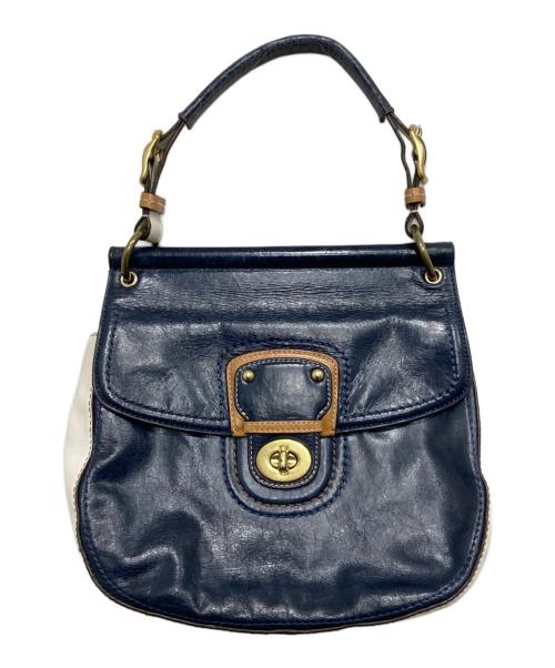 COACH（コーチ）COACH (コーチ) 2WAYショルダーバッグ ネイビーの古着・服飾アイテム