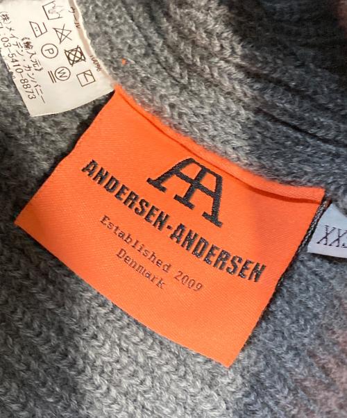 ANDERSEN-ANDERSEN（アンデルセン アンデルセン）Andersen-Andersen (アンデルセン アンデルセン) フィッシャーマンニット グレー サイズ:XXSの古着・服飾アイテム