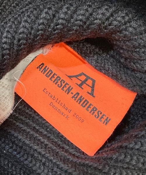 ANDERSEN-ANDERSEN（アンデルセン アンデルセン）Andersen-Andersen (アンデルセン アンデルセン) フィッシャーマンニット ブラック サイズ:XXSの古着・服飾アイテム